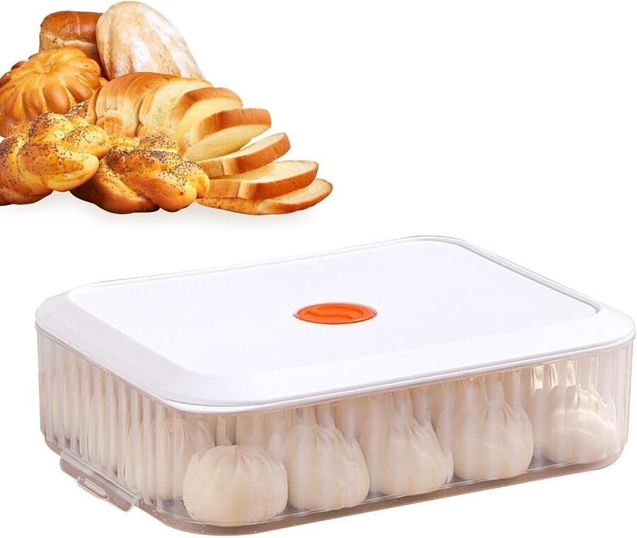 Brood Fermentatie Doos Deeg Container Thuis Bakken Luchtdichte Opslag 31 x 23 x 9 cm Transparant
