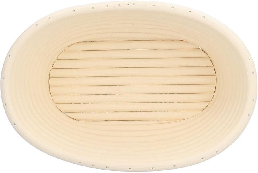 Brood Fermentatie Mand Handgemaakte Bakmand Thuis Bakken Hygiënisch En Gemakkelijk 21x14x8cm Gebroken Wit
