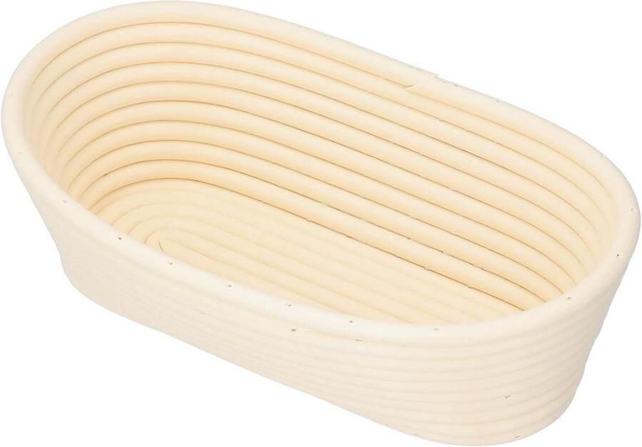 Brood Fermentatiemand Rijsmand Broodbak Ambachtelijk Brood Maken Wasbaar en Hygiënisch 25 x 15 x 8 cm