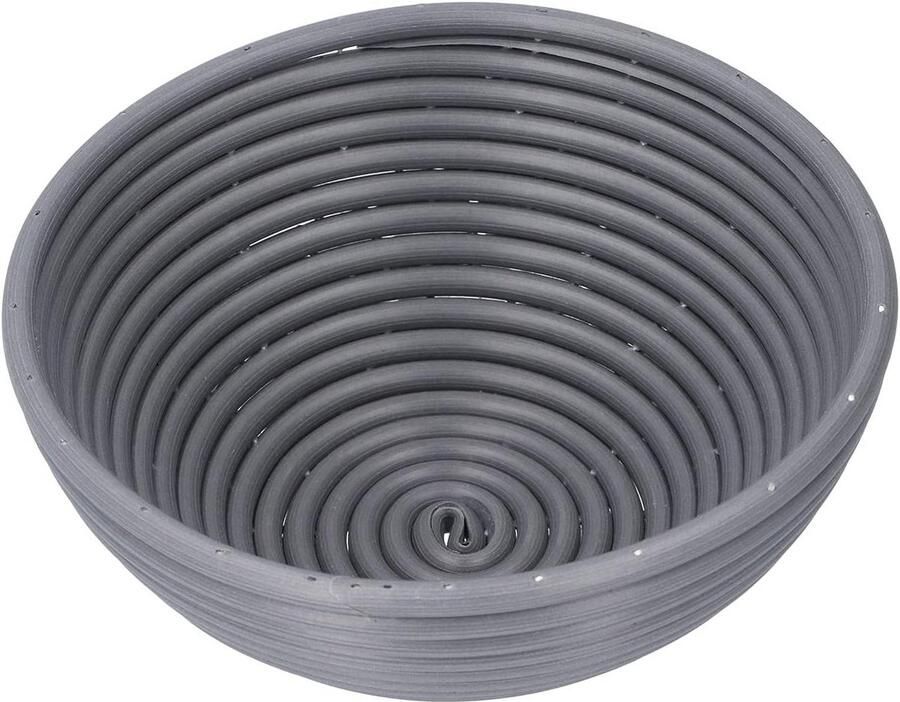 Brood Gistingsmand Zuurdesem Mand Zuurdesem Maken Handgeweven Kunststof 20 x 8 cm Donkergrijs