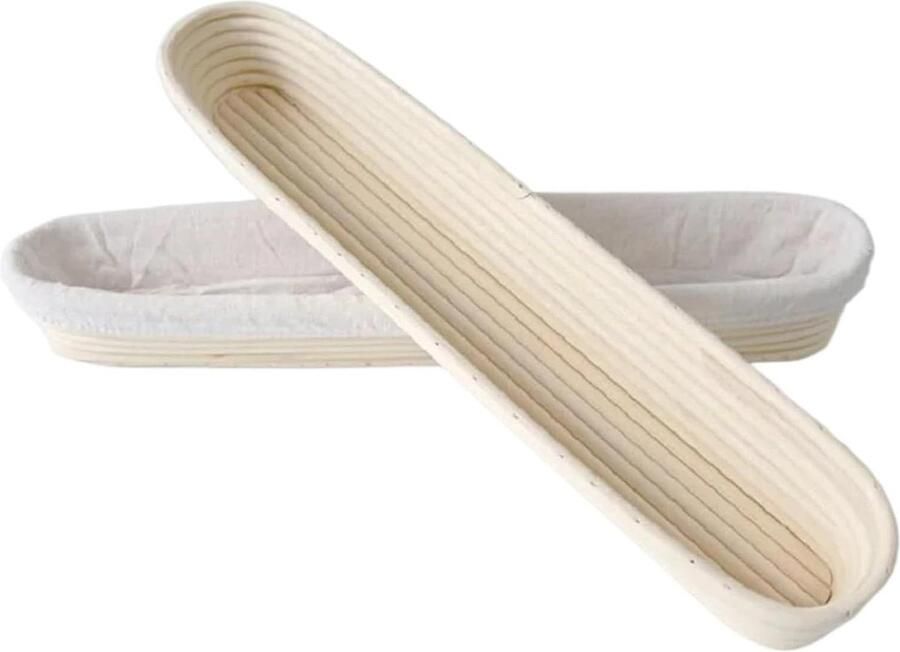 Brood Gistmanden Rijsmanden deeg Brood bakken Natuurlijke materialen 38 cm Bruin
