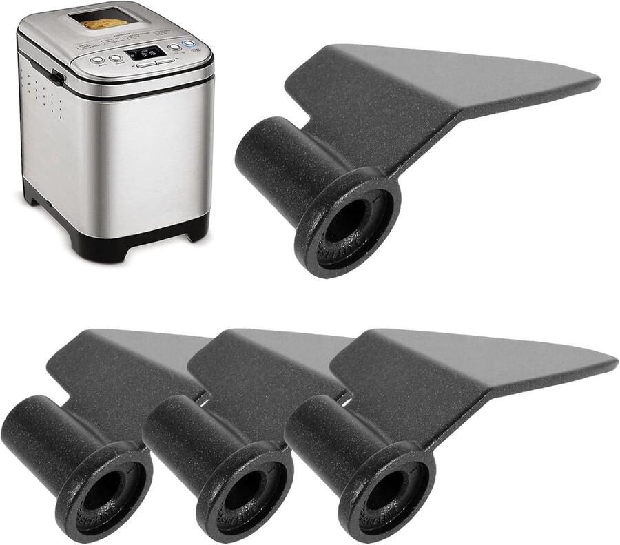 Brood Maker Paddle Broodbakmachine Accessoire Deeg Kneden Anti-aanbak Ontwerp 68x40x25 mm Zwart