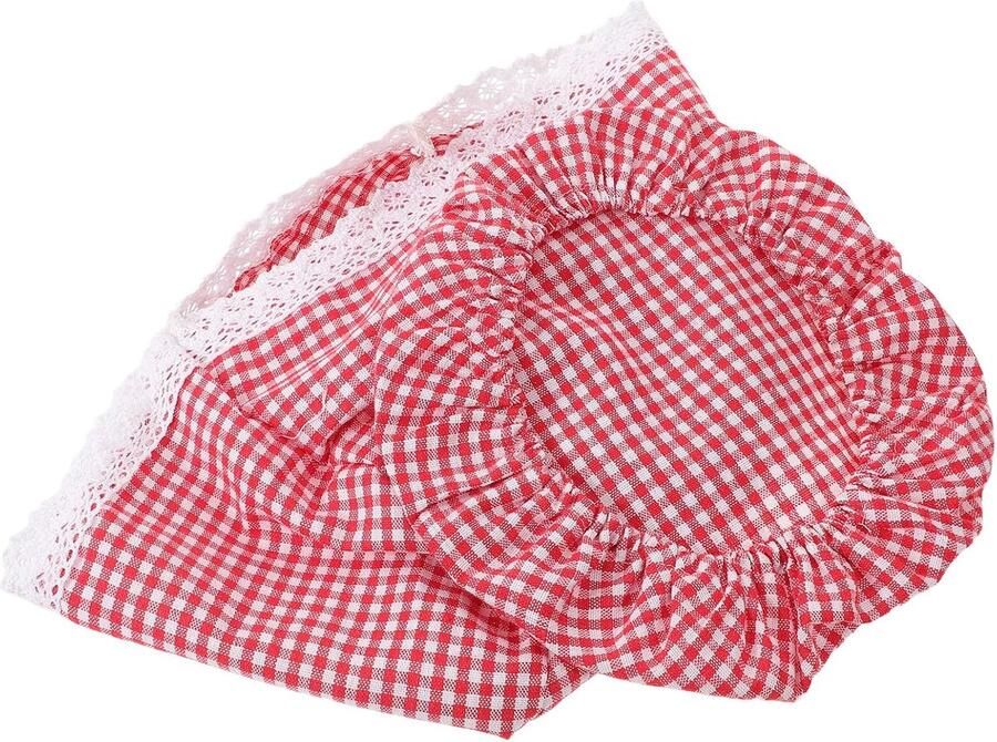 Brood Mand Voering Rijsmand Doek Thuis Bakken Herbruikbaar Katoen 40x40cm Rood