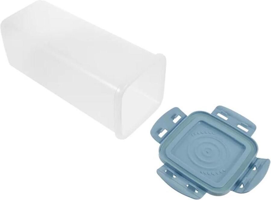 Brood Opbergdoos Broodtrommel Keuken Brood Vers Houden Luchtdichte Graan Pot 23.5x11x8.5cm Blauw
