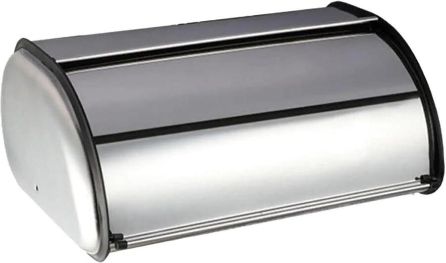 Brood Opslag Broodtrommel Keuken Brood Bewaren Grote Capaciteit 34 cm Zilverkleurig