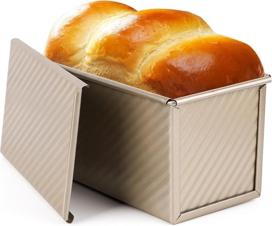 Brood Pan Met Deksel Toast Box Mold Brood Bakken Dubbele Ventilatie Ontwerp