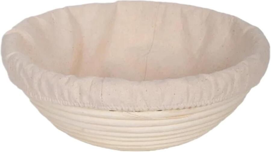 Brood Proofing Manden Deeg Manden Ambachtelijk Brood Bakken Traditionele Bakmethode 20x8cm Houtkleur