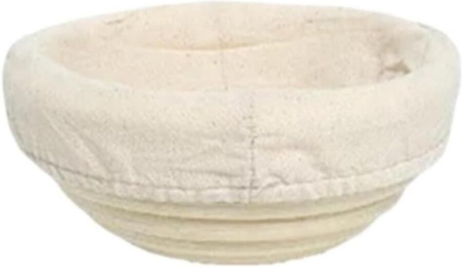 Brood Rijs Manden Bak Mandjes Ambachtelijk Brood Maken Natuurlijk Rotan Materiaal 13x6cm Rond Houtkleur