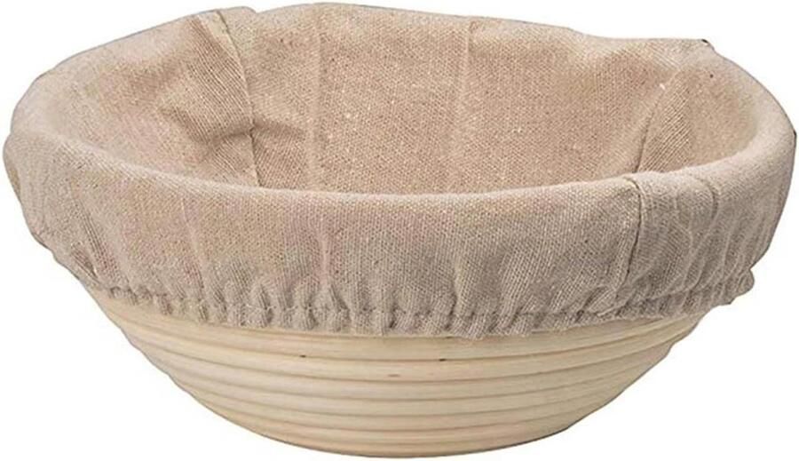 Brood Rijs Manden Bakvormen Deeg Ambachtelijk Brood Maken Natuurlijk Rotan Materiaal 21x7cm Houtkleur