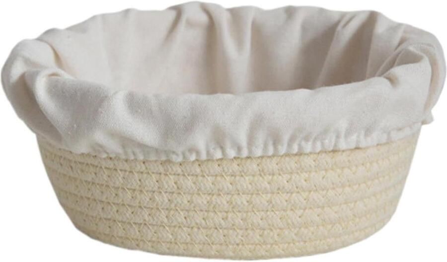Brood Rijs Manden Banneton Manden Zuurdeeg Brood Maken Handgemaakt Katoenen Touw Ovaal Klein 16x21x8cm Niet Gespecificeerd