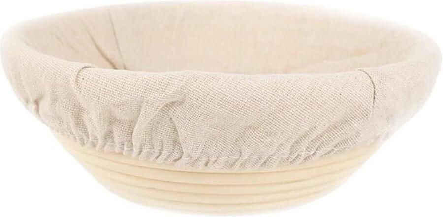 Brood Rijs Manden Rotan Bakvorm Ambachtelijk Brood Maken Natuurlijke Vormbehoud 23 x 8.5 cm Houtkleur