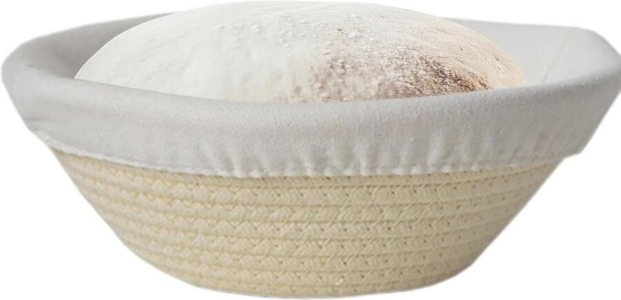 Brood Rijsmand Zuurdesem Mand Broodbakken Thuis Handgemaakt Katoenen Touw Maten