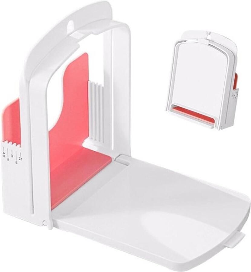 Brood Snijmachine Bakgereedschap Gelijkmatig Snijden Opvouwbaar Ontwerp Tot 15cm Breed Wit
