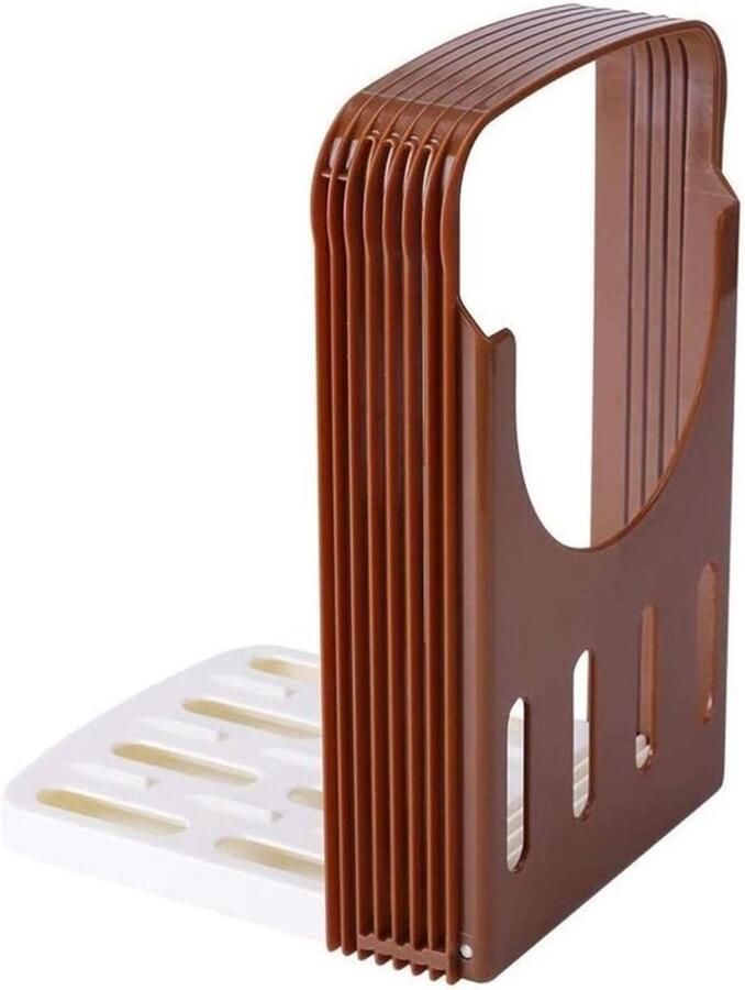Brood Snijmachine Brood Snijder Gelijkmatig Snijden Verstelbare Dikte 23x145x35 cm Natuur
