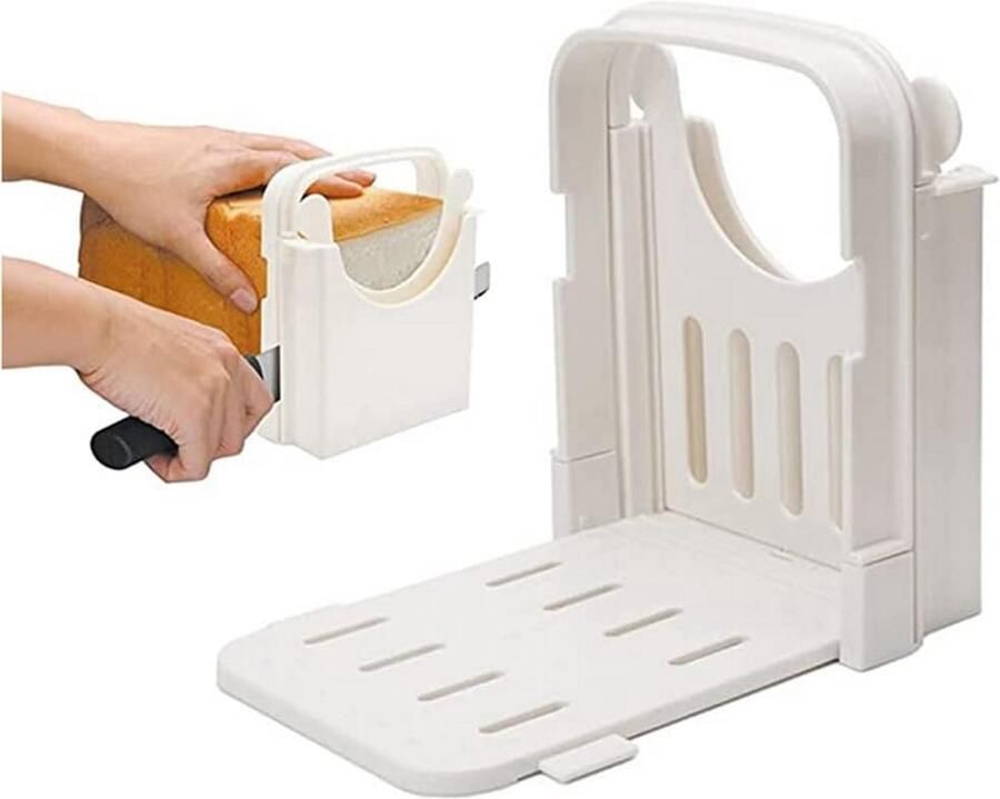 Brood Snijmachine Brood Snijder Zelf Gebakken Brood Verstelbaar Opvouwbaar Compact Ontwerp