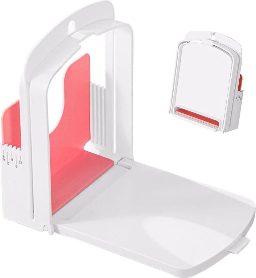 Brood Snijmachine Brood Snijgids Bakken Thuis Verstelbare Dikte 15 cm Breed Wit