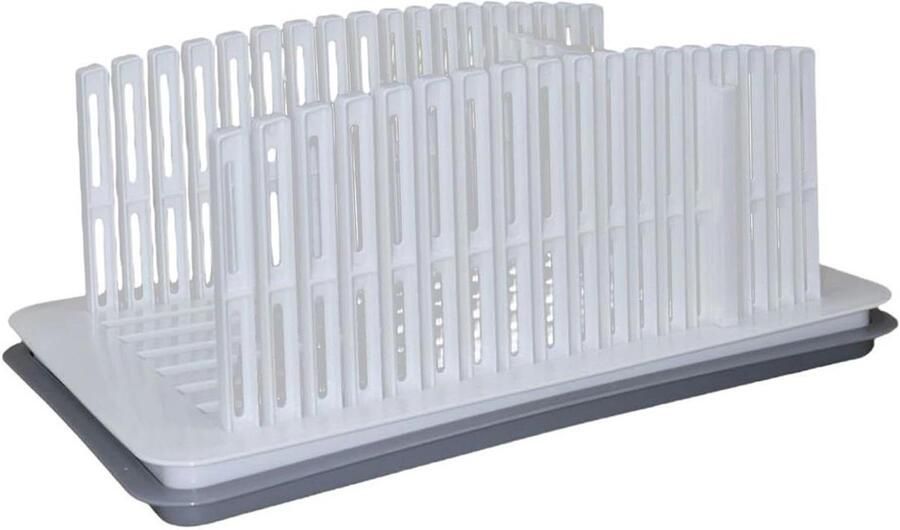 Brood Snijmachine Broodschaaf Snijgids Thuis Bakken Opvouwbaar Ontwerp 35x22x4.5 cm Wit