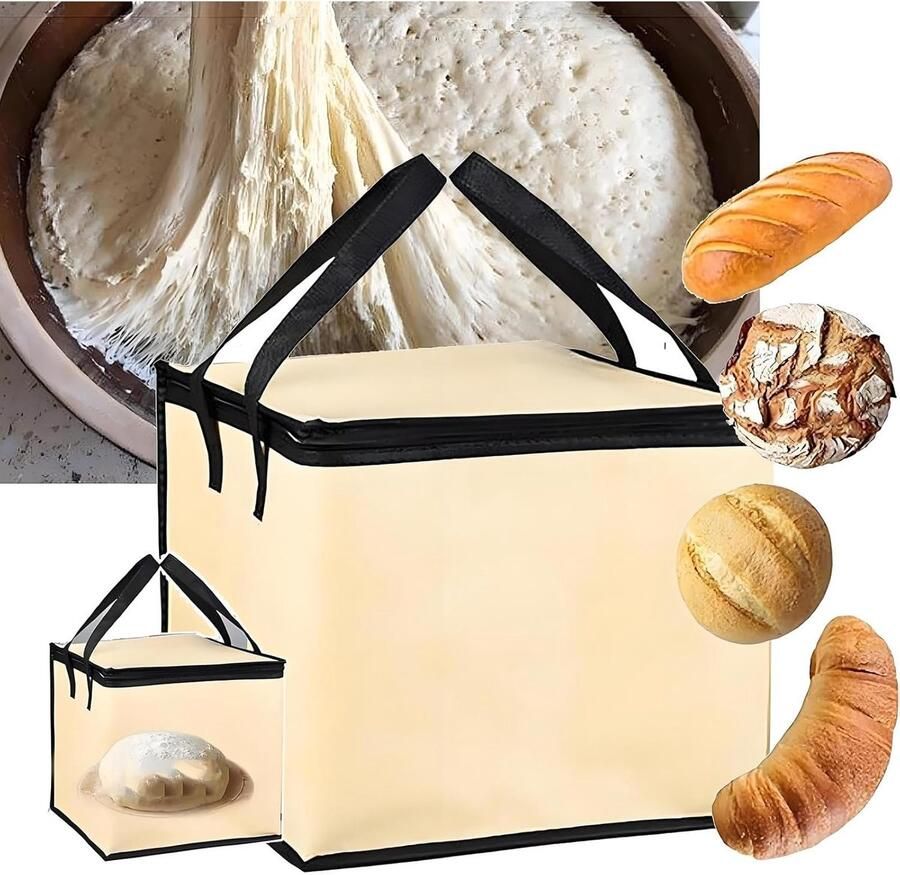 Brood Starter Kamer Gistingskast Yoghurt Zuurdeeg Rijzen Digitale Timer Vochtigheid 50 Liter Capaciteit Beige