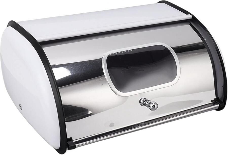 Broodbak IJzer Broodtrommel Keuken Brood Bewaren Grote Capaciteit 34.5x23x14.5 cm