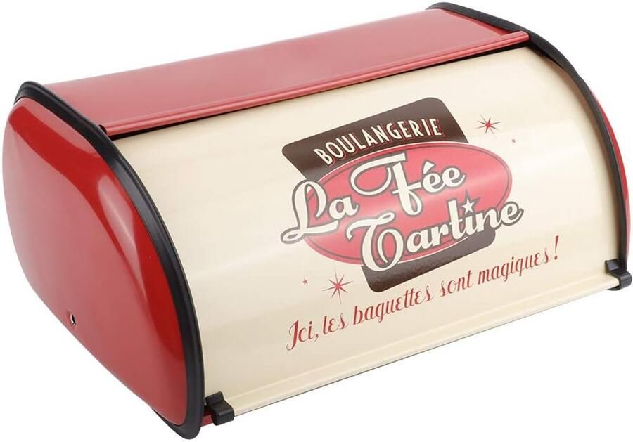 Broodbak Opbergbox Keuken Brood Koekjes Antislip Bodem Grote Capaciteit 39x26x17cm Rood Blauw