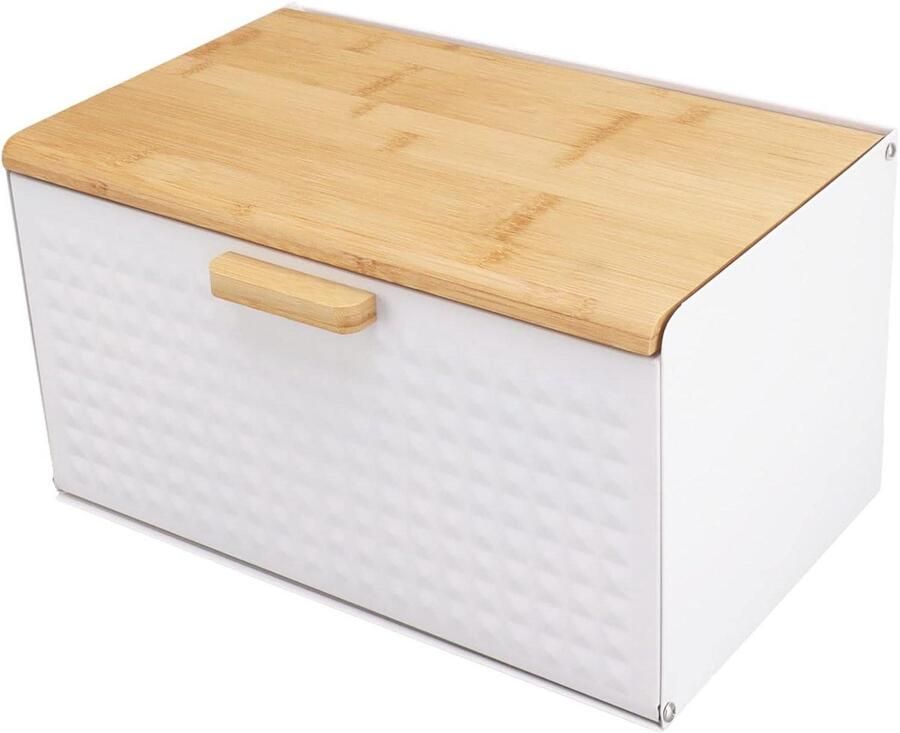 Broodbak Opslag container Keuken organiseren Stijlvol design Groot formaat Houtkleur
