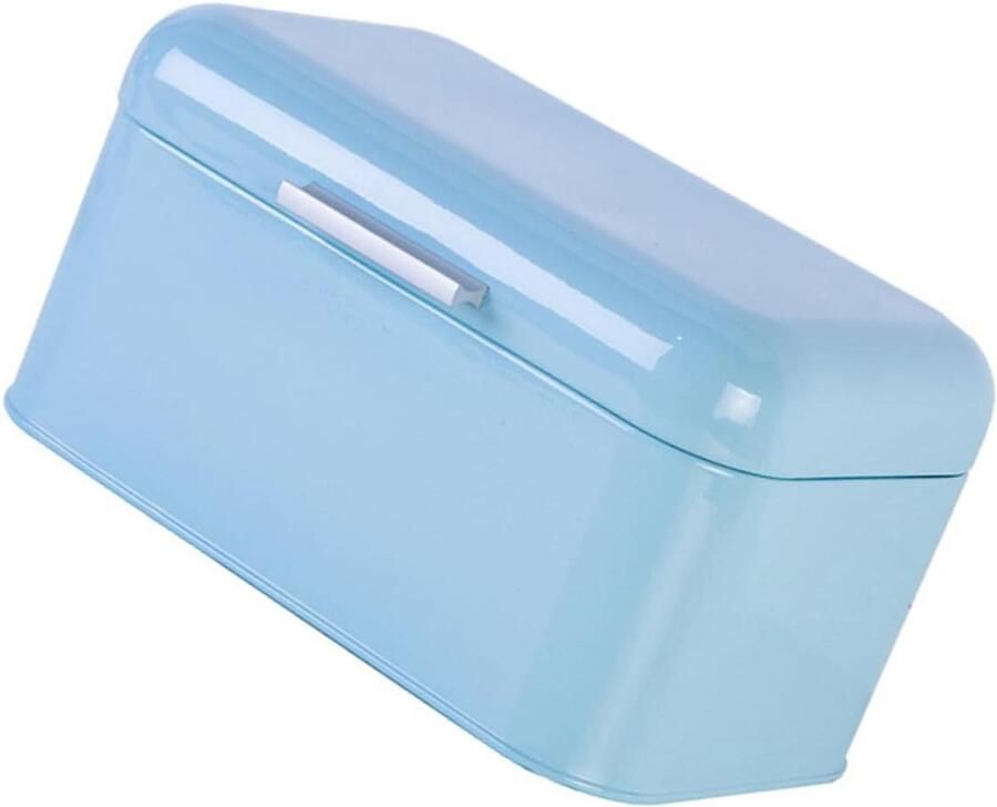 Broodbak Snackdoos Brood Vers Houden Vintage Stijl 30.5x16CM Blauw