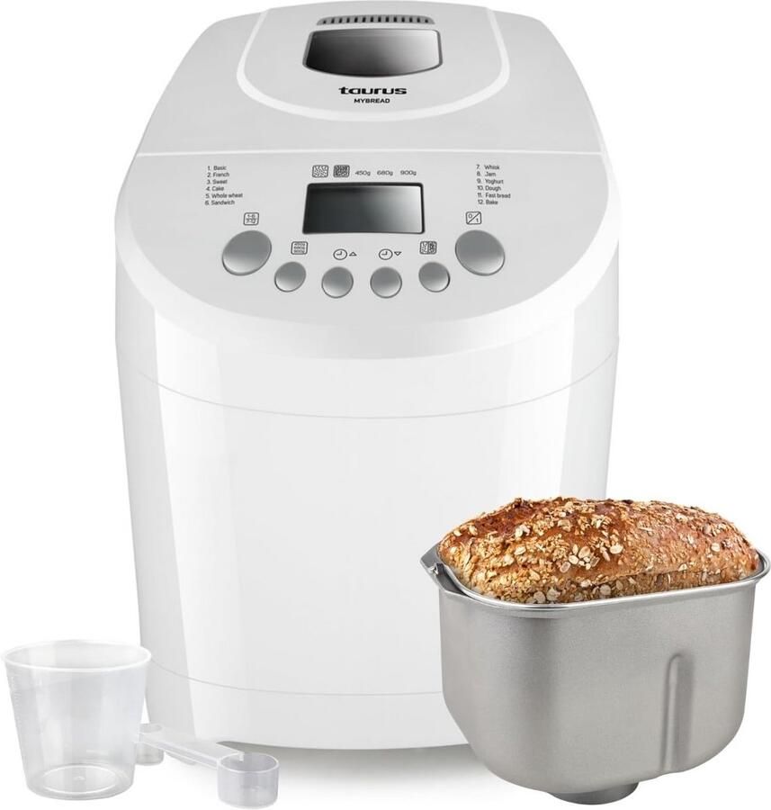 Broodbakmachine 600 W voor Vers Gebakken Brood en Deeg