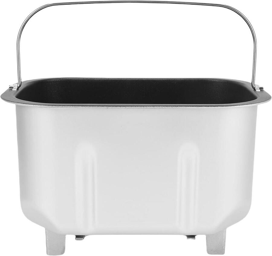 Broodbakmachine Emmer Bakemmer Mengemmer Brood Bakken Thuis Antiaanbak Dubbel Meng 26x21x18 cm Zilver
