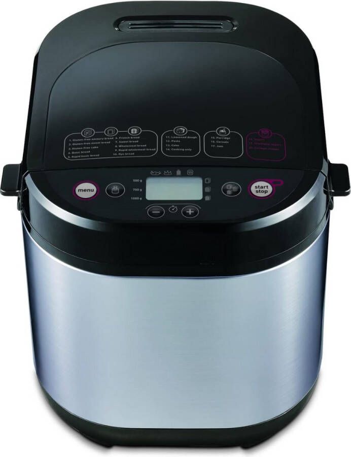 Broodbakmachine Broodmachine Meerdere Progamma's Timer Volledig Automatisch Makkelijk te Gebruiken