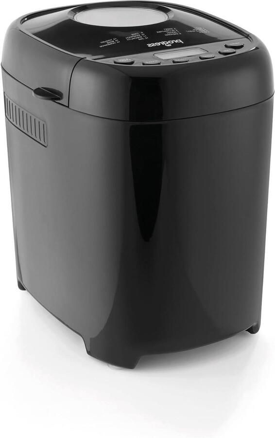 Broodbakmachine Broodmaker Deegmachine Zelf brood bakken 15 automatische programma's tot 900 g Zwart