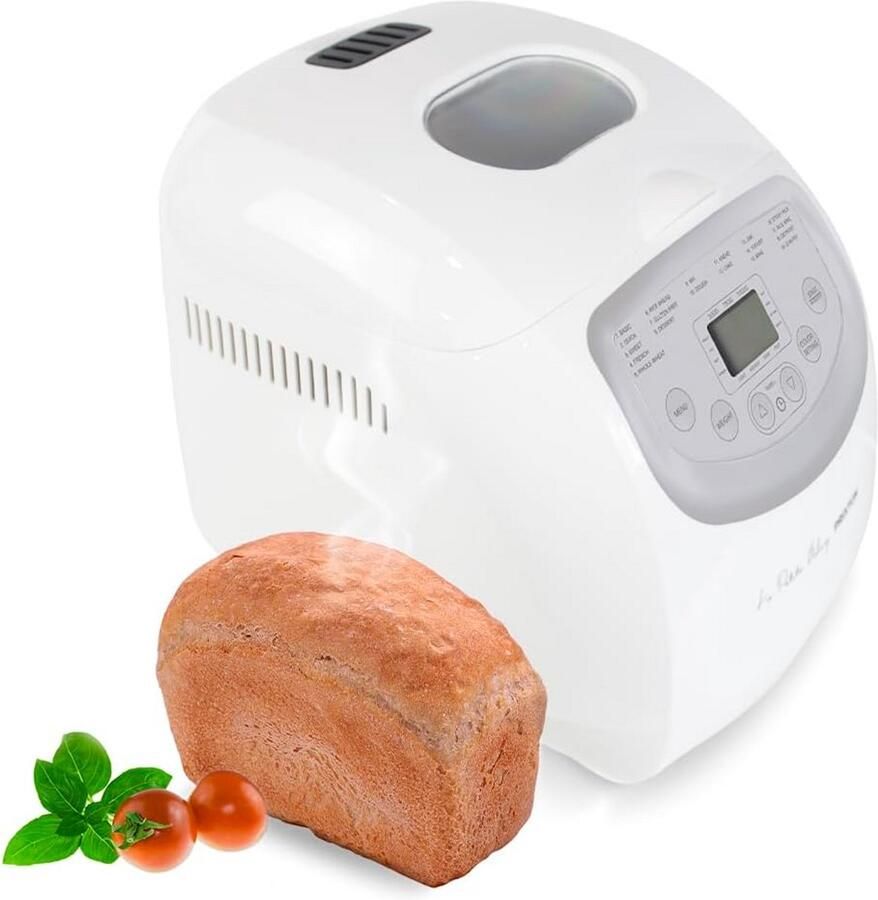 Broodbakmachine Broodmaker Zelf Brood Bakken 19 Programma's 1000 Gram Wit
