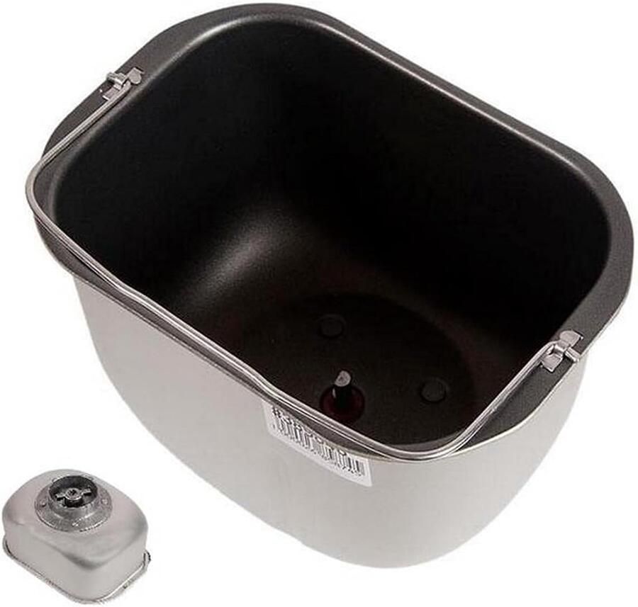 Broodbakmachine Houder Bakaccessoire Onderdeel Zelf Brood Maken Zonder Kneedvleugels 168 mm Top Zwart