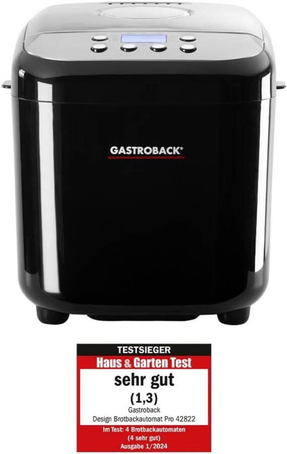 Broodbakmachine met 19 programma's voor brood en desserts