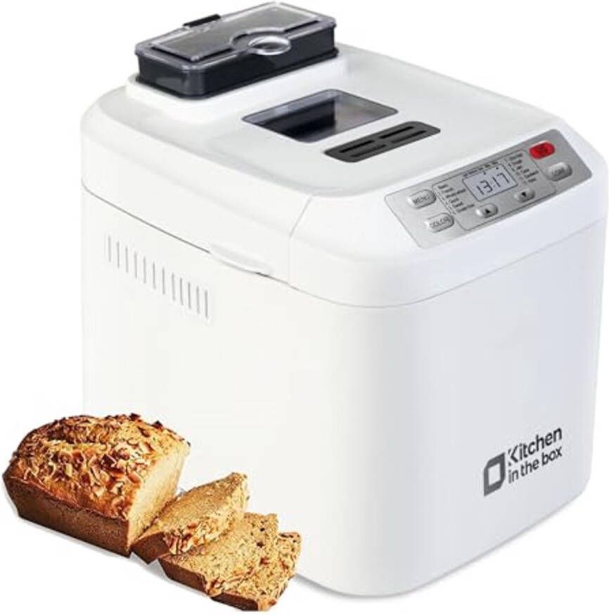 Broodbakmachine met automatische ingrediëntendispenser 12 programma's 900 g 550 W