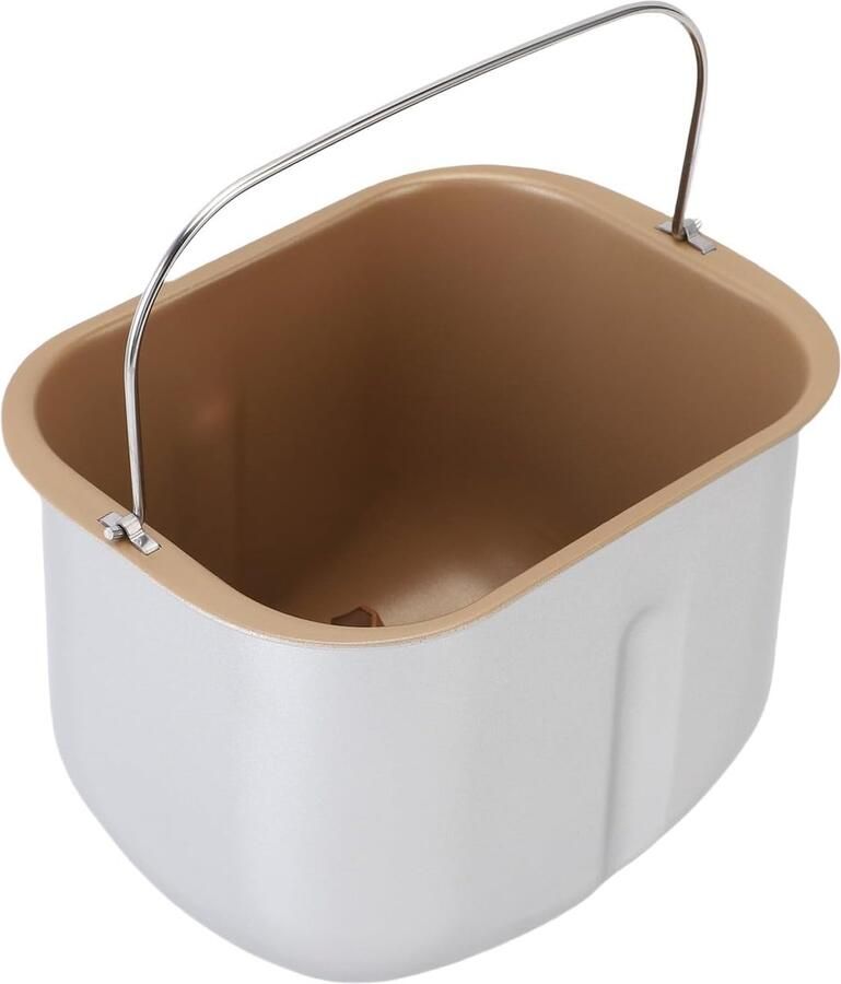 Broodbakmachine Pot Bakvorm Reserve Zelf Brood Maken Antiaanbaklaag 22x21x19 cm Zilver