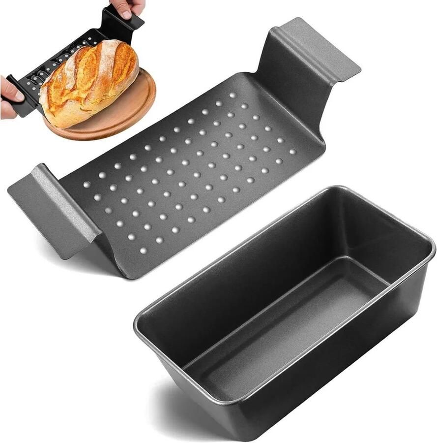 Broodbakplaat voor houtgestookte ovens toastbakplaat broodbakplaat 25*14 5*7 5 cm koolstofstaal met uitneembaar bakrooster