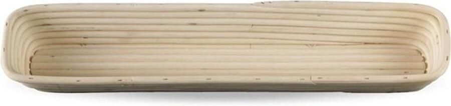 Broodbakvorm Rijsmand voor stokbrood Voor ambachtelijk brood Natuurlijk riet 17 Inch lengte Bruin