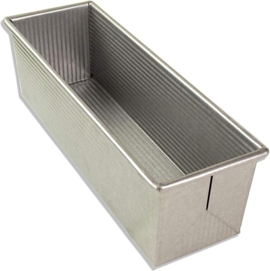 Broodblik Broodpan Pullman Brood Bakken Snel loslaten 33 x 10 x 10 cm Zilver