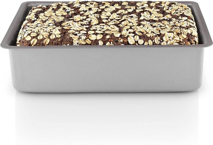 Broodblik Roggebroodblik Cakevorm Brood Bakken Slip-Let Coating 22x14x6 cm Grijs