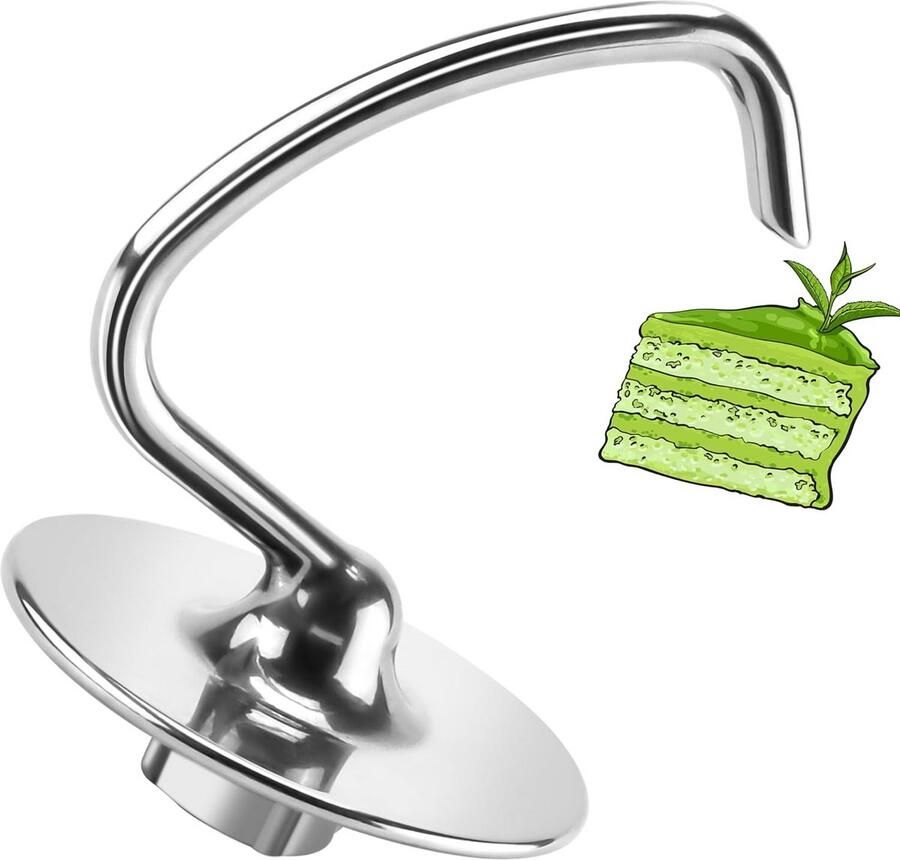 Brooddeeg Haak Vervanging voor Keukenmixer 4.5 5.0 QT Staande Mixers