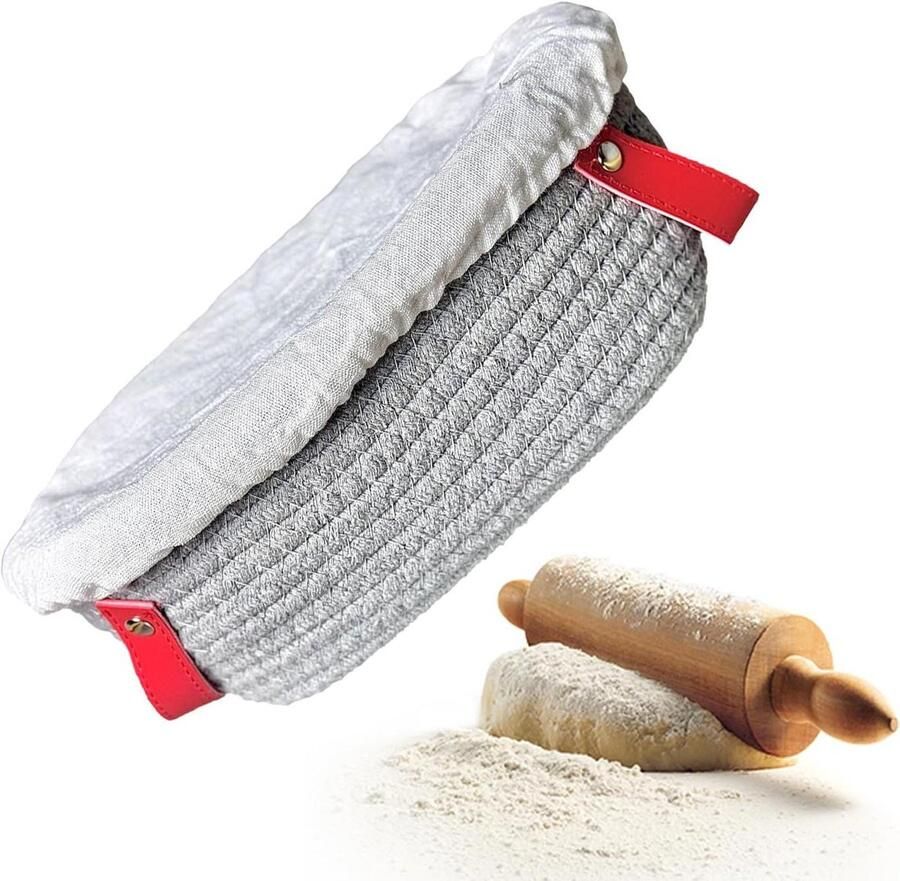 Brooddeegmand Broodmand Katoen Deeg Laten Rijzen Geoptimaliseerde Vorm 26 x 14 x 9.5 cm Niet gespecificeerd