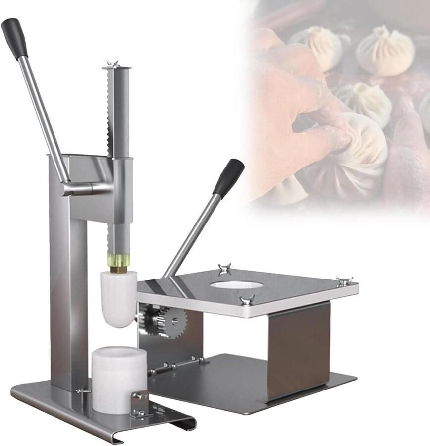 Broodjesmachine Gestoomde broodjes Snel broodjes maken Hoge efficiëntie 400-500 per uur Zilver