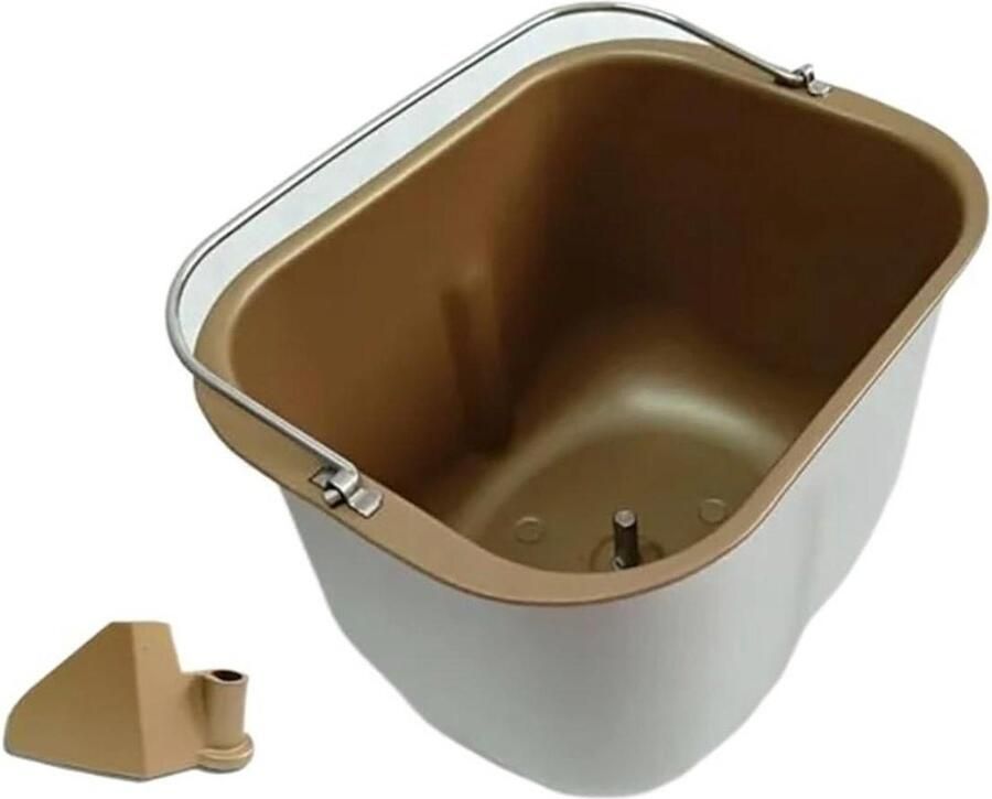 Broodmachine Accessoires Broodbakmachine Onderdelen Brood Bakken Glad Binnenoppervlak 10 x 10 x 10 cm Zilver