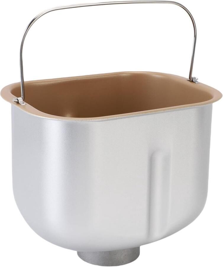 Broodmachine Bakemmer Bakvorm Binnenpan Brood Deeg Maken Roestvrij Staal 22 x 21 x 19 cm Zilver