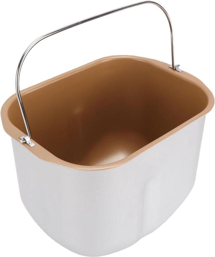 Broodmachine Bakemmer Broodbakpan Vervanging Brood Bakken Antiaanbaklaag Roestvrij Staal 19.7x14.7x16.5 cm Zilver
