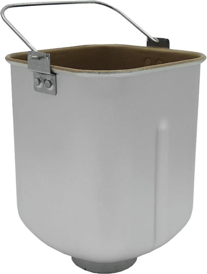 Broodmachine Bakemmer Broodmaker Pot Zelf Brood Bakken Antiaanbaklaag 14.3 x 14.3 x 19.4 cm Grijs