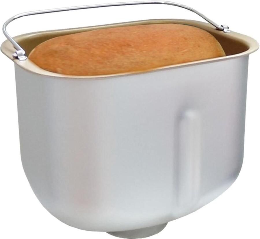 Broodmachine Bakplaat Broodbakvorm Mixer Brood Bakken Antiaanbaklaag 19.8 x 14.8 x 16.5cm Goud