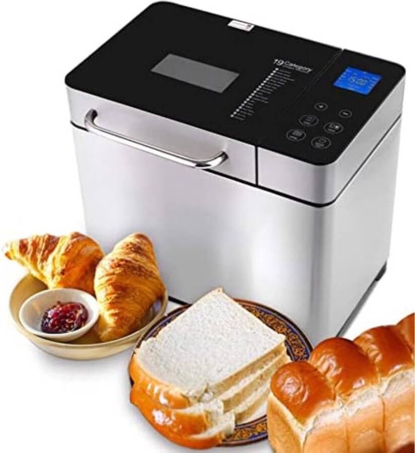 Broodmachine Brood Machine Zilver 710W