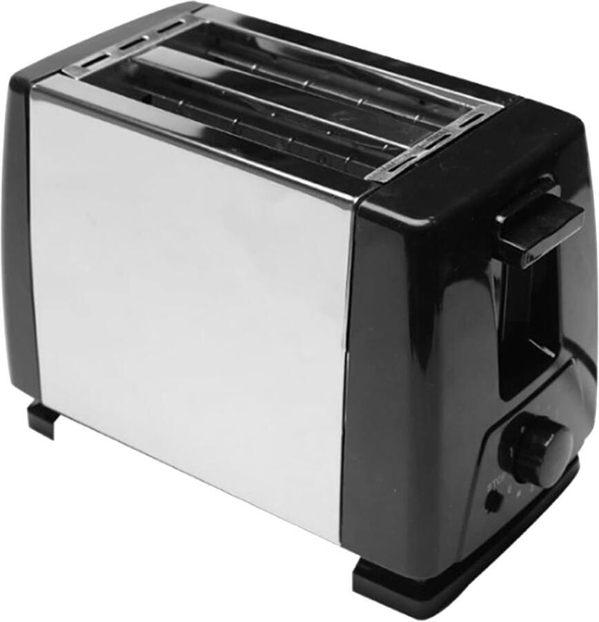 Broodmachine Broodbakker Ontbijt Maken Compact Design 20.5 cm Zwart