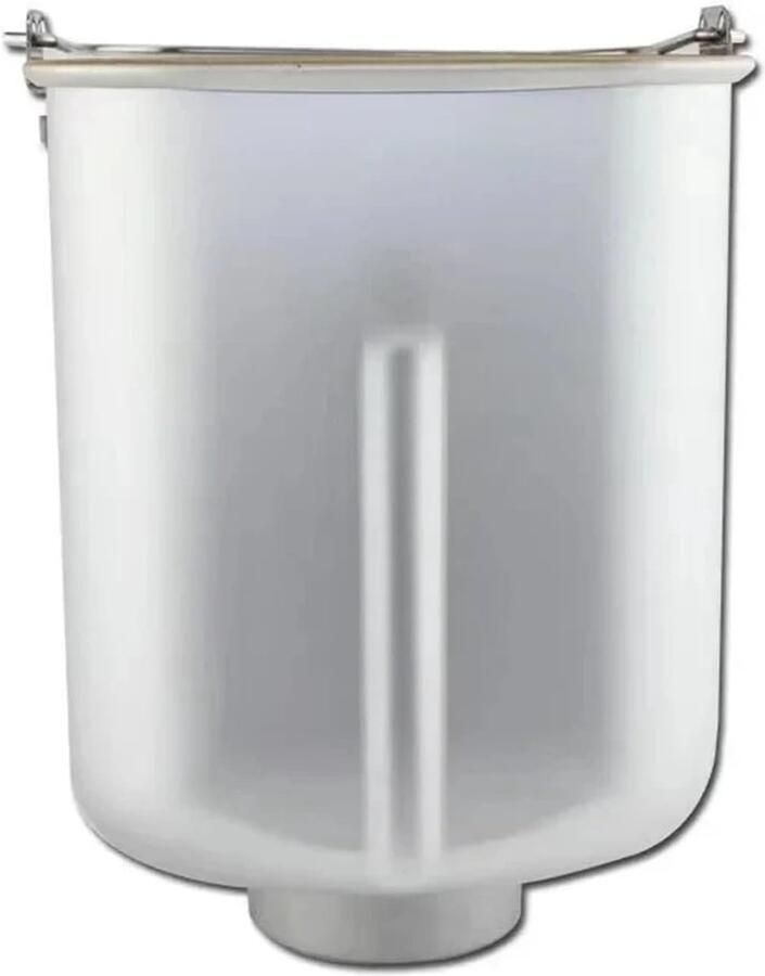 Broodmachine Emmer Liner Vervangende Bakvorm Brood Bakken Gladde Binnenkant 10 x 10 x 10 cm Zilverkleurig